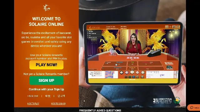 Solaire Casino online