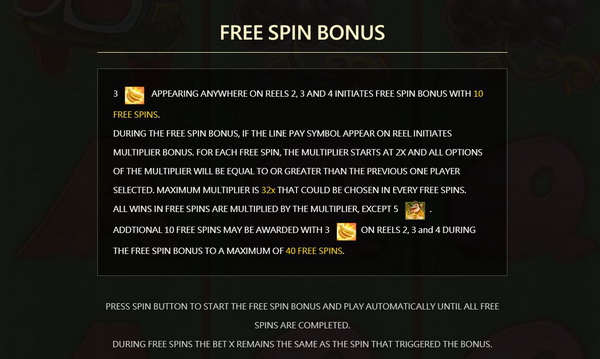 Free spins bonus Banana Saga