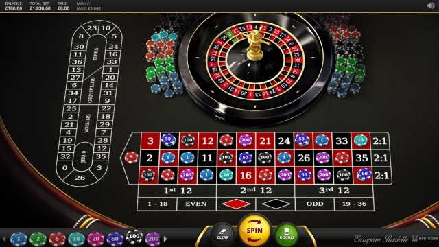 How To Paly European Roulette Red Tiger