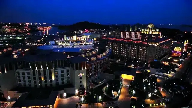 Resorts World Sentosa at night
