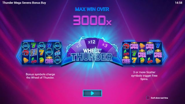 Thunder Mega Sevens Bonus Buy Slot