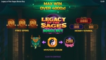 Legacy of the Sages Bonus Buy Evoplay